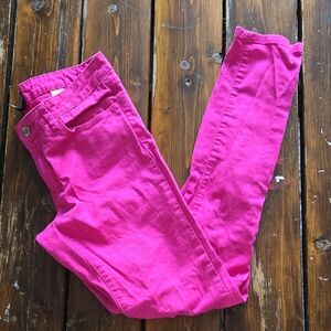 Lord & Taylor Hot Pink Skinny Jeans